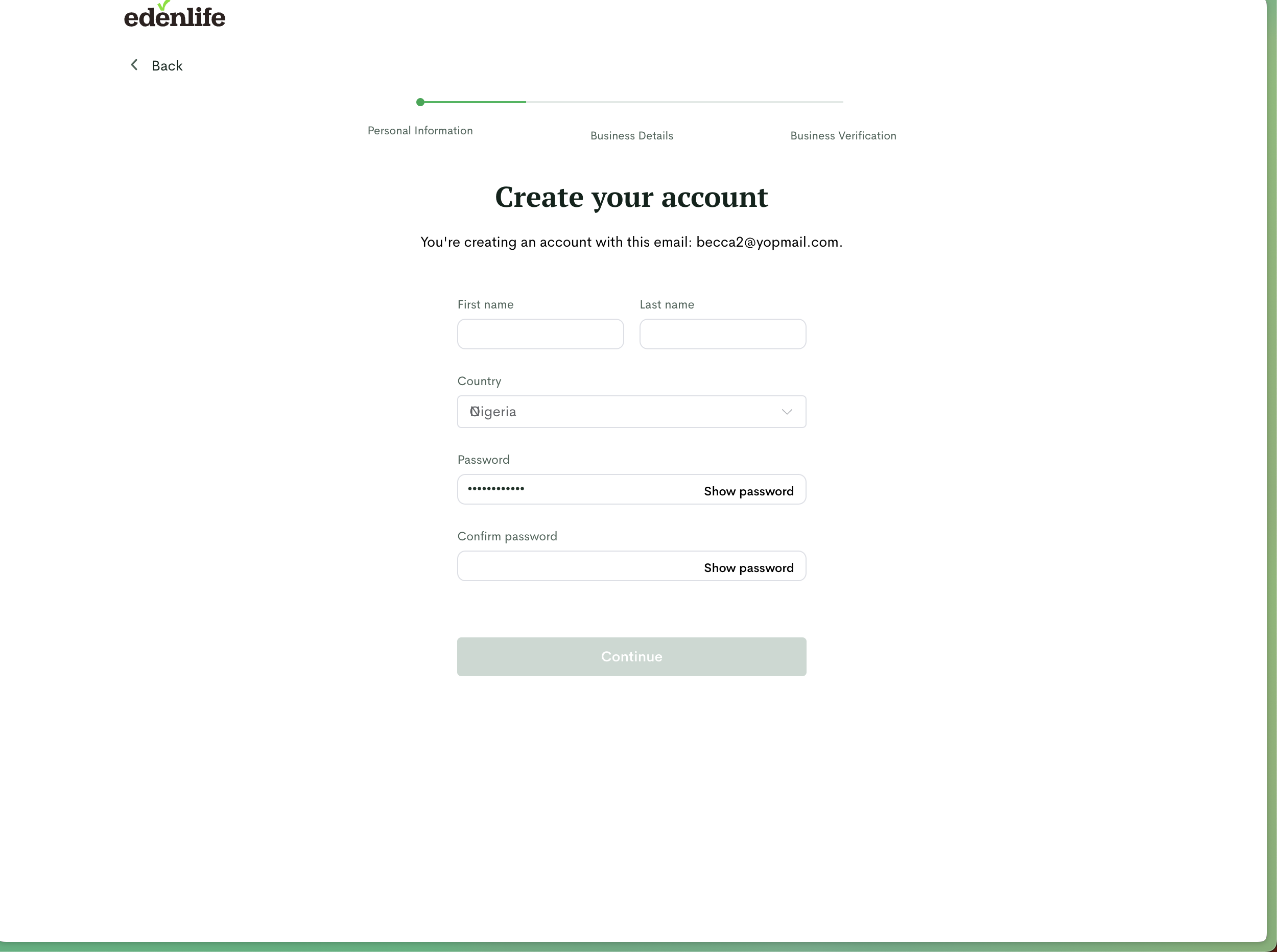 Personal Details