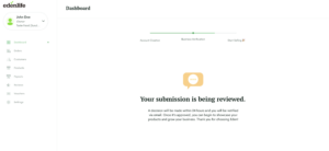 Store Pending Approval