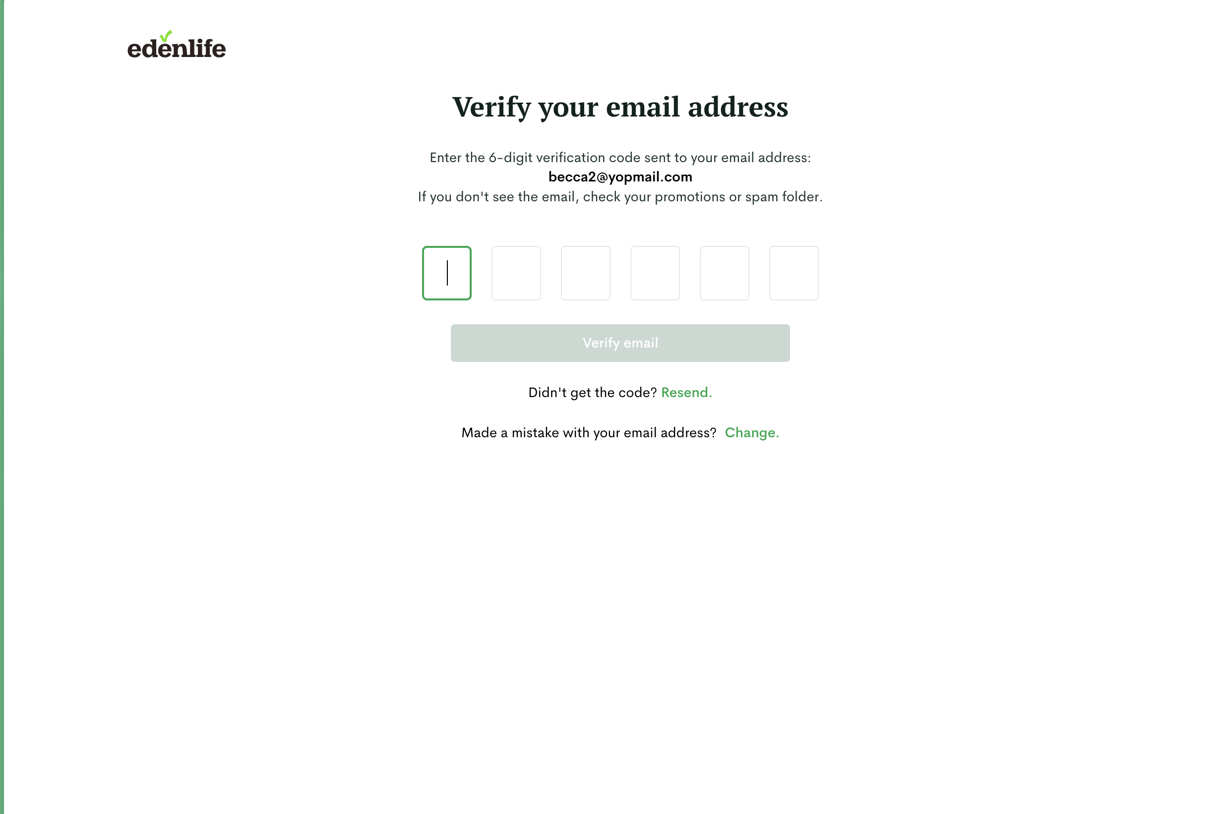 Verify Email