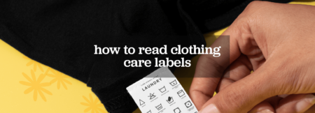 How to read clothing care labels